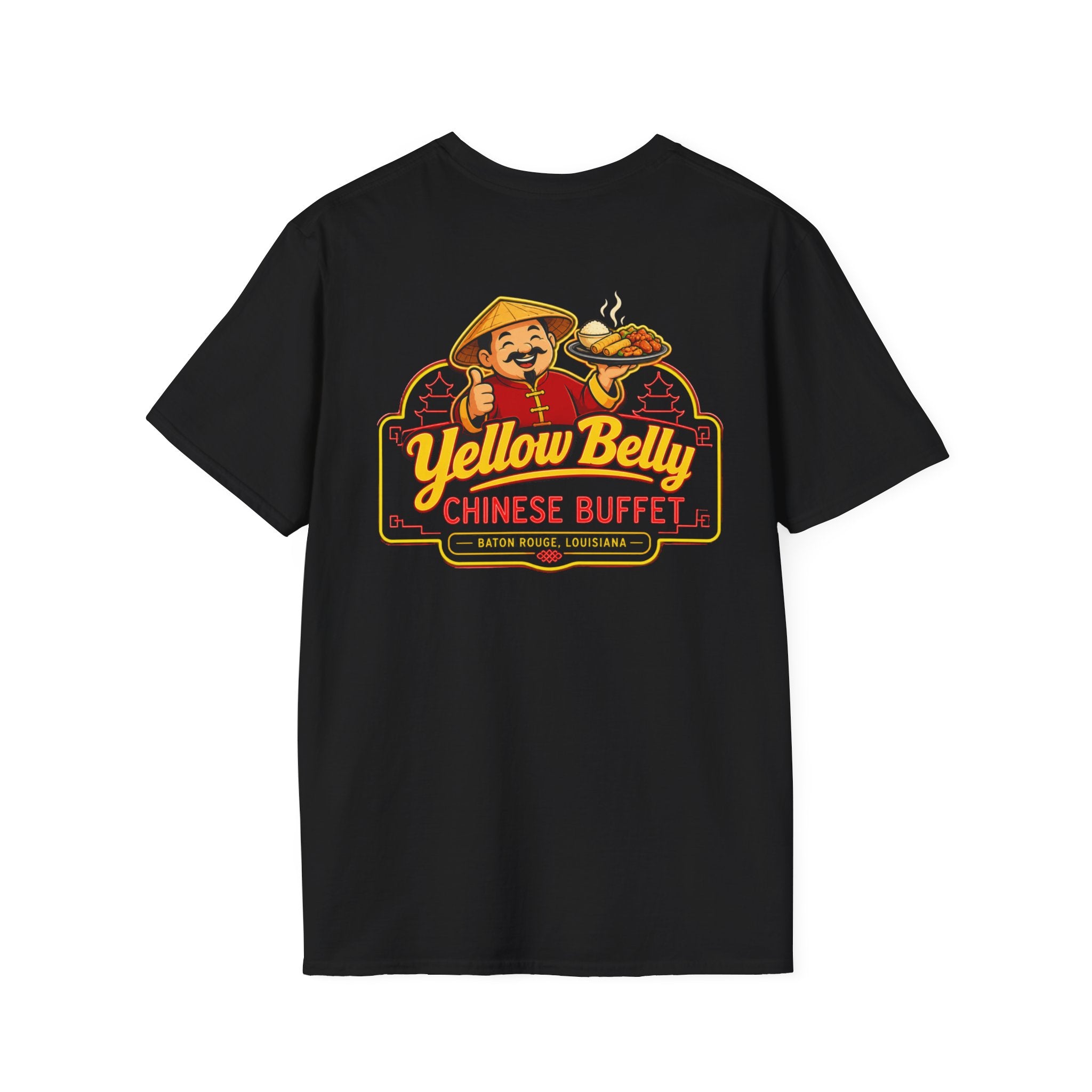 Yellow Belly Chinese Buffet T-Shirt | Restaurant Logo Tee Theo Von