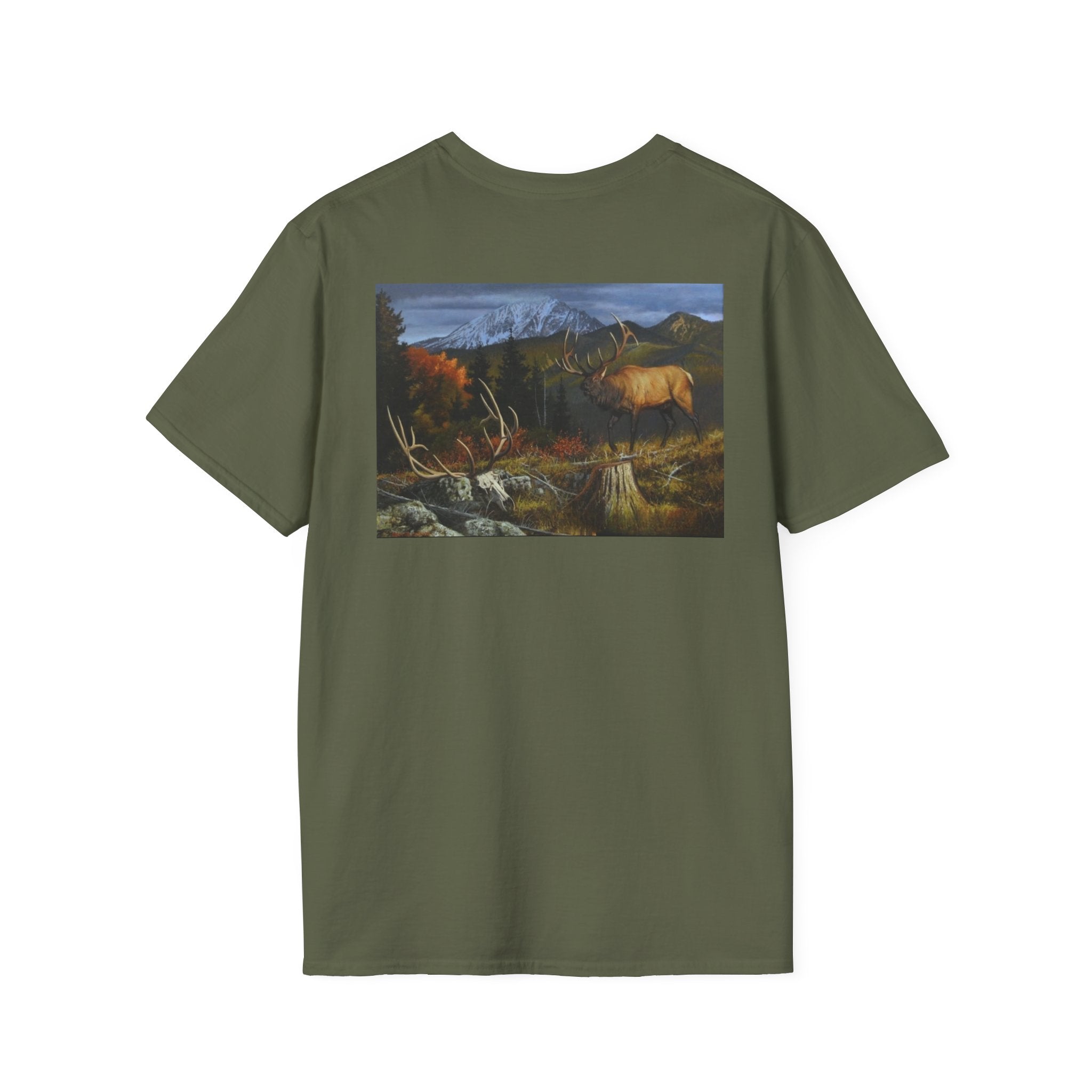 Changing of the guard Elk Skull Chest, T-Shirt | Mountain Elk