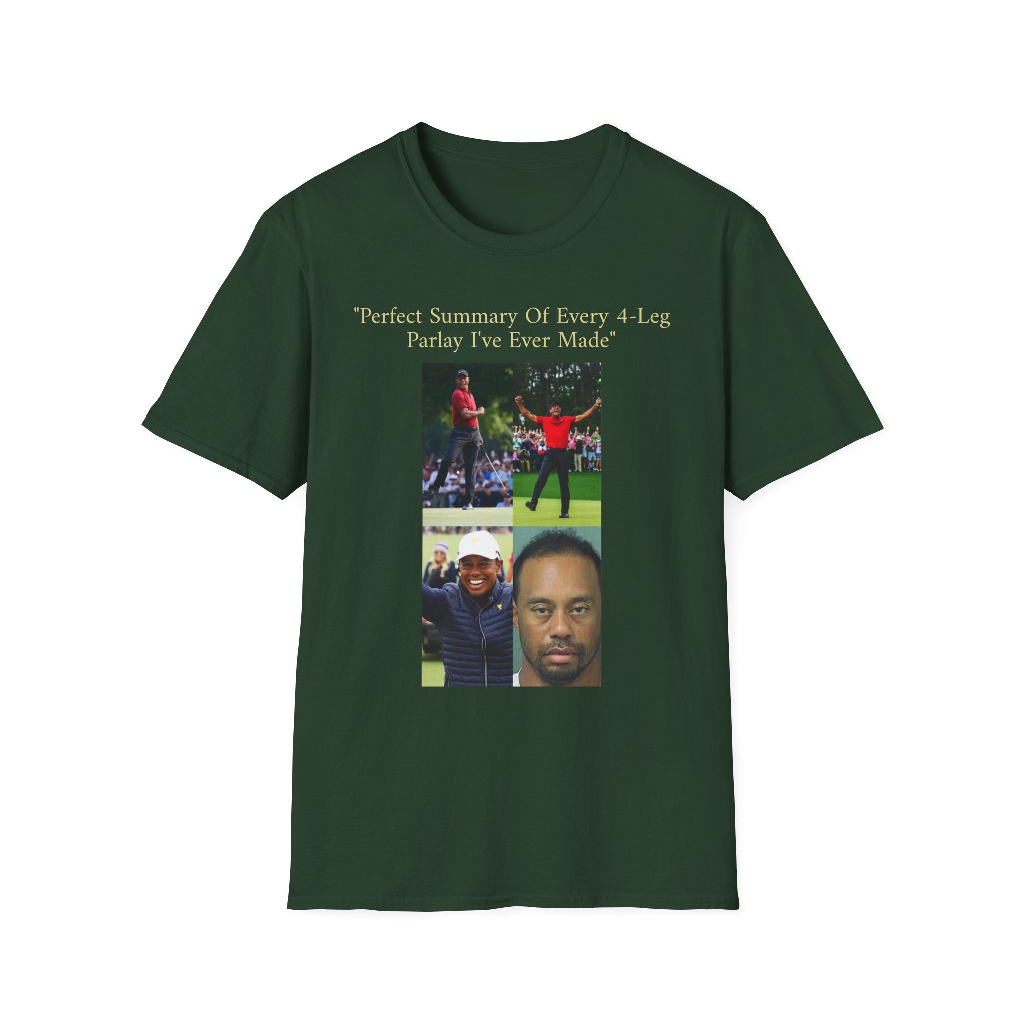 Perfect Summary Of Every 4‑Leg Parlay Tee Tiger Celebration Meme T‑Shirt